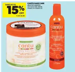 Real Canadian Superstore CANTU HAIR CARE, 227-524 G/100-400 ML offer
