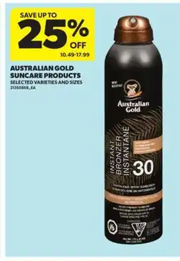 Real Canadian Superstore AUSTRALIAN GOLD SUNCARE PRODUCTS offer