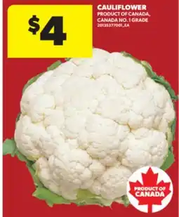 Real Canadian Superstore CAULIFLOWER offer