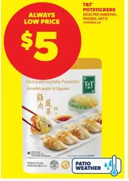 Real Canadian Superstore T & T POTSTICKERS, 567 G offer