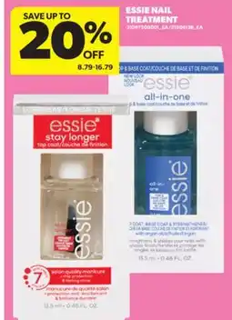 Real Canadian Superstore ESSIE NAIL TREATMENT offer