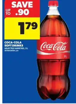 Real Canadian Superstore COCA-COLA SOFT DRINKS, 2 L offer