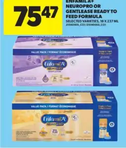 Real Canadian Superstore ENFAMIL A + NEUROPRO OR GENTLEASE READY TO FEED FORMULA, 18 X 237 ML offer