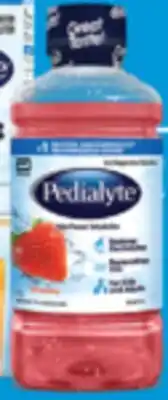 Real Canadian Superstore PEDIALYTE ELECTROLYTE ORAL REHYDRATION SOLUTION STRAWBERRY, 1 L offer