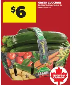 Real Canadian Superstore GREEN ZUCCHINI, 3 L offer