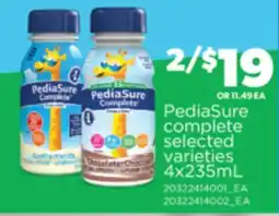 Real Canadian Superstore PEDIASURE COMPLETE, 4X235ML offer