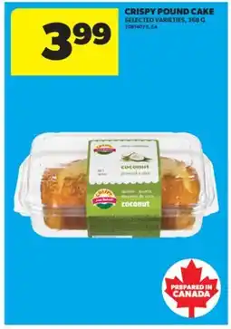 Real Canadian Superstore CRISPY POUND CAKE, 368 G offer
