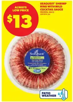Real Canadian Superstore SEAQUEST SHRIMP RING WITH MILD COCKTAIL SAUCE, 454 G offer
