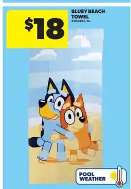 Real Canadian Superstore BLUEY BEACH TOWEL offer
