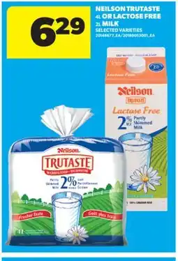 Real Canadian Superstore NEILSON TRUTASTE 4L OR LACTOSE FREE 2L MILK offer