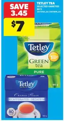 Real Canadian Superstore TETLEY TEA, 80' S offer