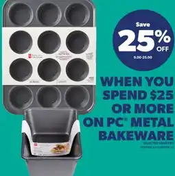 Real Canadian Superstore PC METAL BAKEWARE offer