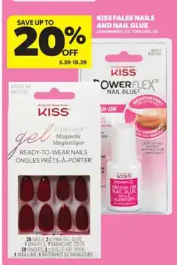 Real Canadian Superstore KISS FALSE NAILS AND NAIL GLUE offer