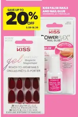 Real Canadian Superstore KISS FALSE NAILS AND NAIL GLUE offer