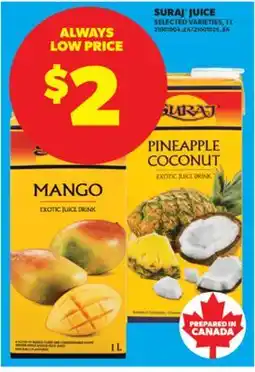 Real Canadian Superstore SURAJ JUICE, 1 L offer