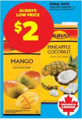 Real Canadian Superstore SURAJ JUICE, 1 L offer
