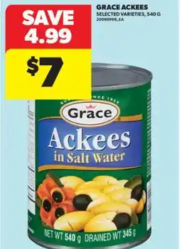 Real Canadian Superstore GRACE ACKEES, 540 G offer