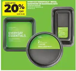 Real Canadian Superstore EVERYDAY ESSENTIALS METAL BAKEWARE OR BAKEWARE SETS offer