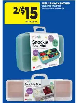 Real Canadian Superstore MELII SNACK BOXES offer