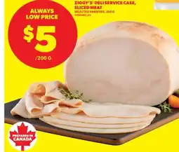Real Canadian Superstore ZIGGY'S DELI SERVICE CASE, SLICED MEAT, 200 G offer