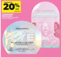 Real Canadian Superstore VITAMASQUES SHEET MASKS offer