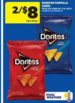 Real Canadian Superstore DORITOS TORTILLA CHIPS, 210-280 G offer