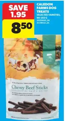 Real Canadian Superstore CALEDON FARMS DOG TREATS, 90-265 G offer