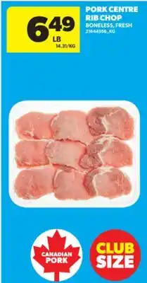 Real Canadian Superstore PORK CENTRE RIB CHOP offer