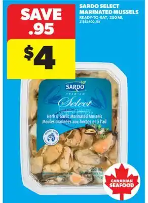 Real Canadian Superstore SARDO SELECT MARINATED MUSSELS, 250 ML offer
