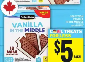Food Basics SELECTION VANILLA IN THE MIDDLE offer