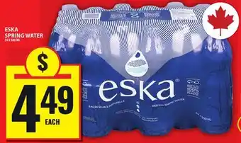 Food Basics ESKA SPRING WATER offer
