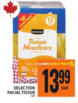 Food Basics SELECTION FACIAL TISSUE offer