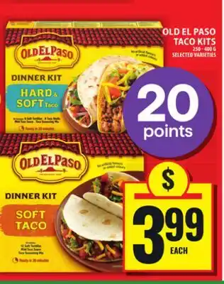Food Basics OLD EL PASO TACO KITS offer