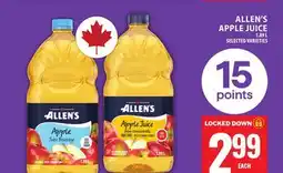 Food Basics ALLEN'S APPLE JUICE offer