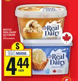 Food Basics NESTLÉ REAL DAIRY ICE CREAM offer