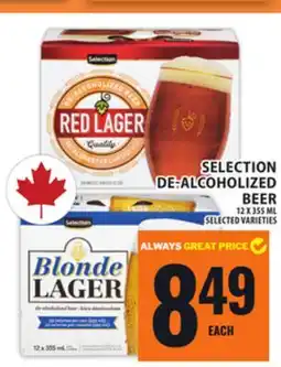 Food Basics SELECTION DE-ALCOHOLIZED BEER offer