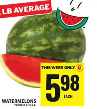 Food Basics WATERMELONS offer