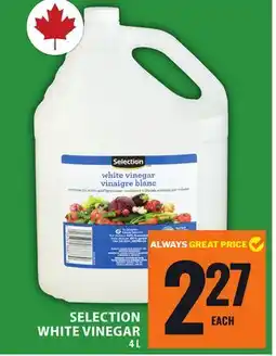 Food Basics SELECTION WHITE VINEGAR offer