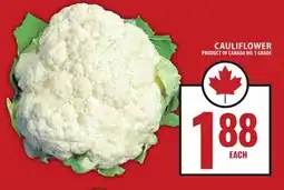 Food Basics CAULIFLOWER offer