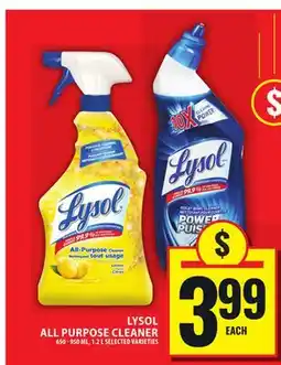Food Basics LYSOL ALL PURPOSE CLEANER offer