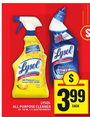 Food Basics LYSOL ALL PURPOSE CLEANER offer