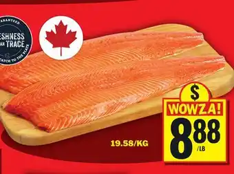 Food Basics FRESH SALMON FILLET offer