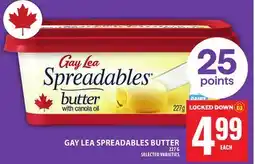 Food Basics GAY LEA SPREADABLES BUTTER offer