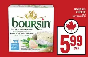 Food Basics BOURSIN CHEESE offer
