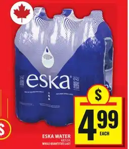 Food Basics ESKA WATER offer