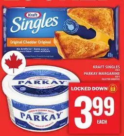 Food Basics KRAFT SINGLES OR PARKAY MARGARINE offer