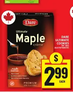 Food Basics DARE ULTIMATE COOKIES offer