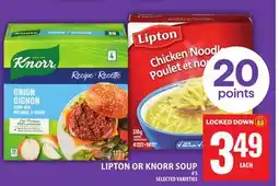 Food Basics LIPTON OR KNORR SOUP offer