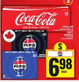 Food Basics PEPSI OR COCA-COLA SOFT DRINKS offer