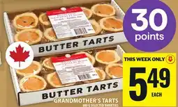 Food Basics GRANDMOTHER'S TARTS offer
